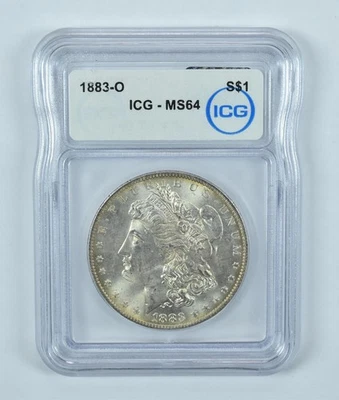 1883-O Morgan Silver Dollar MS64 ICG *3023 - Image 1 of 4