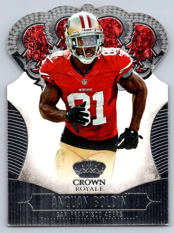 Anquan Boldin 2013 Panini Crown Royale #9 San Francisco 49ers Football Card - Image 1 of 2