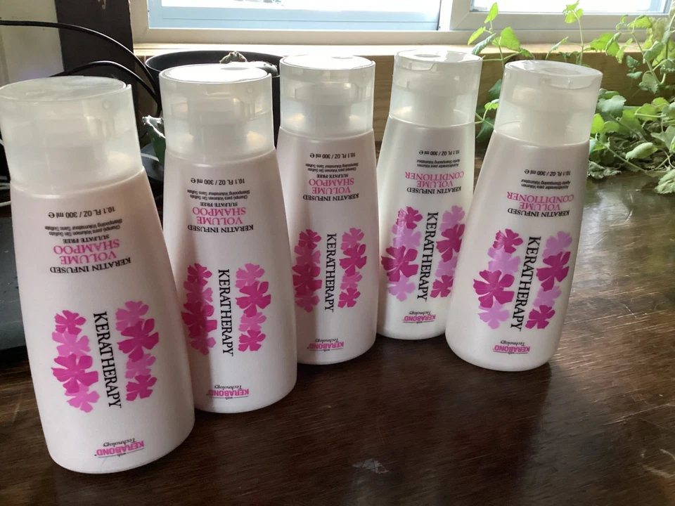 5pc 10.1 oz. Keratherapy Keratin Infused Moisture Shampoo & Conditioner 300ml. - Image 1 of 1