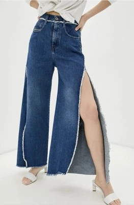 DIESEL D-IZZIER-F Wide High Waist Jeans W27 L32 - Image 1 of 4