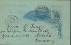 1896 Carte postale Brésil vers l'Allemagne - Belle, claire annule