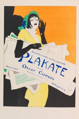 Print Consee Munich 1920 Schnackenberg Vintage Wall Art Home - POSTER 20x30 - Image 1 of 4