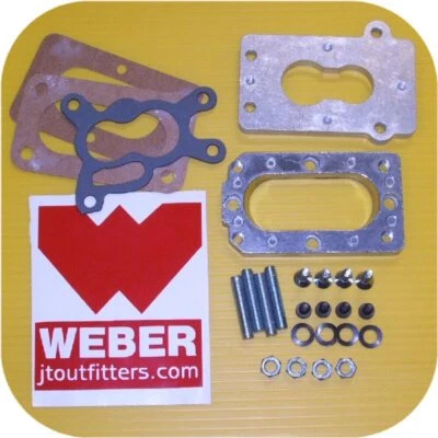 Adaptador colector de carburador Weber para Mazda GLC MIZER TRACCIÓN DELANTERA Carb 32/36 38/38 base Foto 1 de 2