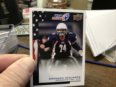2014 Upper Deck USA Football #55 - Brandon Menjares - Team USA - Image 1 of 2