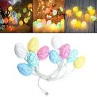 Easter Cracked Egg Lamp Hanging LED String Lights for Outdoor Home Party 2m USB