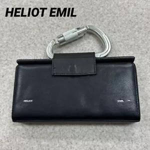 Heliot Emil Karabiner Tasche Handtasche schwarz Damen guter Zustand aus Japan - Bild 1 von 4