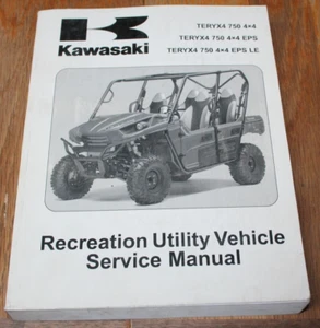 2012 Kawasaki TERYX4 750 4X4 EPS Recreation Utility Service Manual 99924-1452-32 - Picture 1 of 19