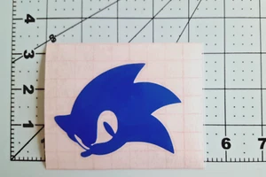 Sonic the Hedgehog logo decal sticker with transparent transfer film - Picture 1 of 8