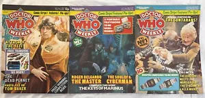 Vintage Doctor Who Weekly November 7, 21st & 28th 1979 Marvel UK Comic Magazines - Imagen 1 de 5