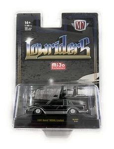 M2 MACHINES 1987 BUICK REGAL LOW RIDERS 1:64 BLACK & SILVER 31500-MJS69-6B1 - Picture 1 of 6