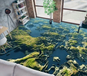 3D Mountain River I6810 Floor WallPaper Murals Wall Print Decal AJ Coco 2024 - Picture 1 of 5