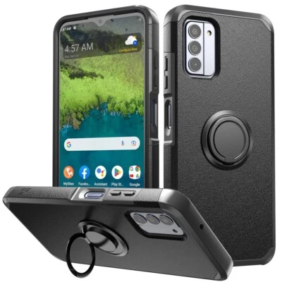 适用于诺基亚 G310 5G 环支架旋转坚固防震混合外壳 保护套 — 第 1/4 张图片