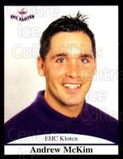 1999-00 Swiss Panini Stickers #118 Andrew McKim