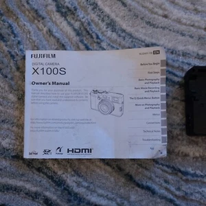 Fujifilm X Compact X100 Camera144 Page Owners Manual With Clear Covers - Picture 1 of 3
