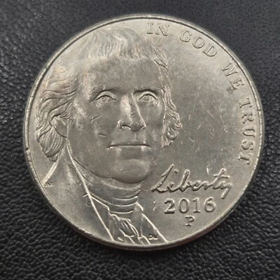 2016 P Jefferson Nickels 5c LIBERTY Collector Coin - Image 1 of 4