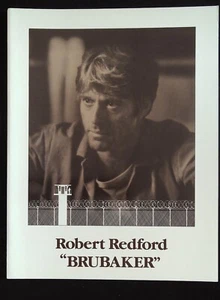 Programa de proyección Brubaker 1980 Robert Redford, Yaphet Kotto, ¡raro! - Imagen 1 de 1