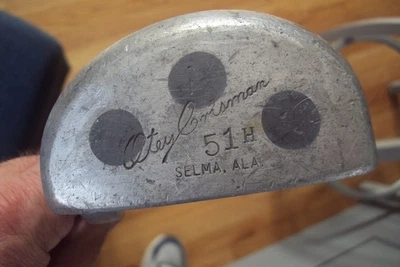 Otey Crisman Selma, Ala 51H mallet putter 35" hickory shaft - Image 1 of 4