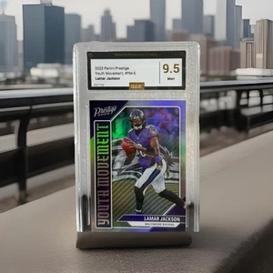 Lamar Jackson 2023 Panini Prestige Youth Movement YM-5 GAS 9.5 MINT+ - Picture 1 of 3