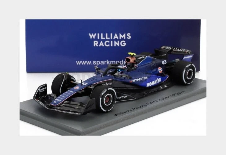 Spark S9564 1/43 Williams FW46 No.43 Italiano Gp 2024 Franco Colapinto Vettura