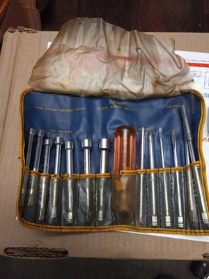 KNIGHT ALLIED RADIO CHICAGO VACO 14 piezas Juego de destornilladores y tuercas enrollables Foto 1 de 4