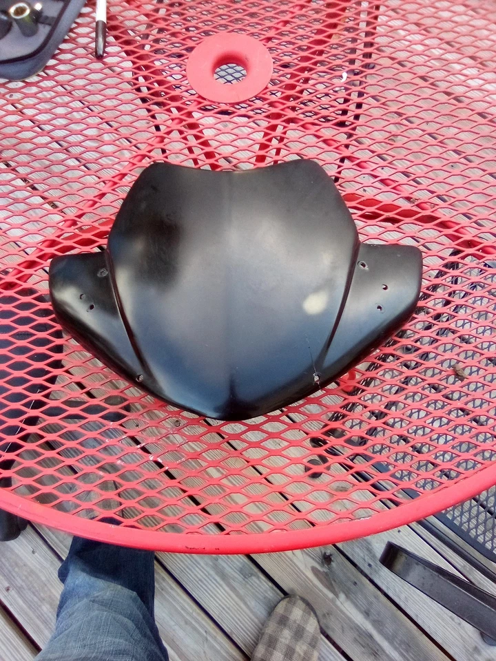 Aprilia Sr50 Front Fairing Windshield Black 8258564 Moped Scooter  - Image 1 of 3