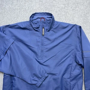 Stormtech 1/4 Zip Rain Jacket Size Small Removable Sleeves Navy Blue NWOT - Picture 1 of 11