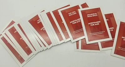 Monopoly Doctor Who Piezas de Repuesto Juego de 28 Tarjetas de Título de Escritura Foto 1 de 4