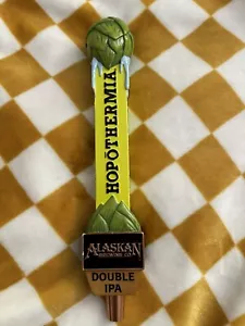 Alaskan Brewing Co. Hopothermia Double IPA Beer Tap Handle Craft Brewery Amber - Picture 1 of 8