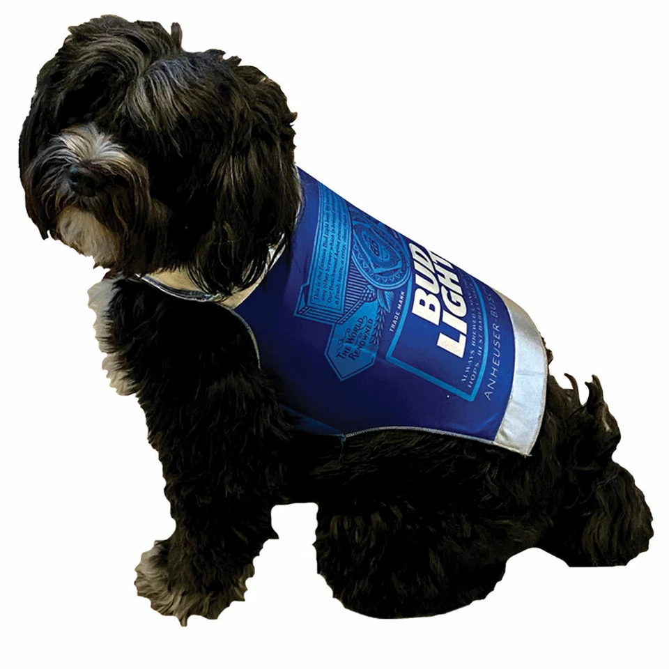 Disfraz de perro Bud Light Can diseño con licencia Halloween Foto 1 de 1