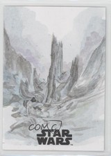 2015 Star Wars: Journey to The Force Awakens 1/1 Sammy Gomez Auto Sketch p1l