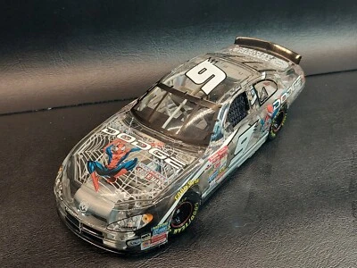 2001 Action Bill Elliot #9 Dodge Spider-Man Clear Car 1:24 Scale - Image 1 of 4
