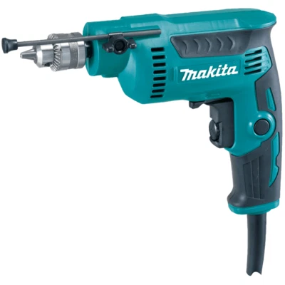 Taladro de alta velocidad Makita 370 W 6,5 mm portabrocas con llave, interruptor de gatillo DP2010 Foto 1 de 3