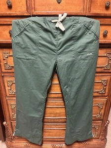 Iguana Med Pants Unisex 2XL Green Scrub Hospital Nursery Clinic Medical Care - Picture 1 of 4