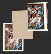 1988 O-Pee-Chee Astros' Nolan Ryan Blank-Back & Off-Set Progressive Pair