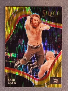 2022 Select WWE Ringside #265 Sami Zayn Gold Flash Prizm /10 SSP Rare - Picture 1 of 4