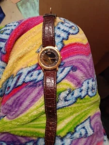 Citizen Women's Quartz Watch With Black Face and Brown Leather Band 6010-K06878 - Picture 1 of 3