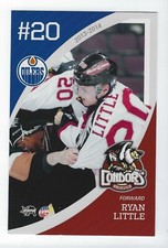 2013-14 Bakersfield Condors (ECHL) Ryan Little postcard