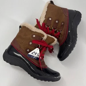 NWT Womens Anne Klein Sport Galenka Light Weight Faux Fur Winter Boots Size 6 - Picture 1 of 12