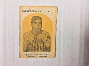 1946-47 Propagandas Montiel Kubanischer Baseball Pedro Dunabeitia Karte #110 - Bild 1 von 2