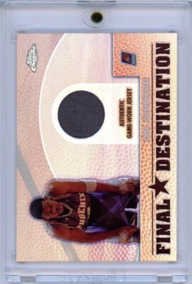 Joe Johnson 2002 Topps cromo refractor destino final/25 parche reliquia Foto 1 de 2