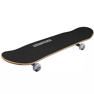 Skateboard completo Rampage Series 2 Plain Third Natural 8" resistente - NERO - Foto 1 di 8