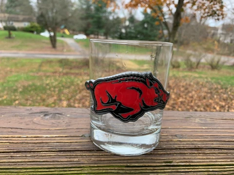 Arkansas Razorback Embossed Tumbler Cover