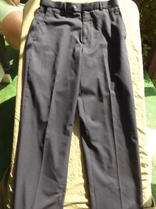 US Airways Stan Herman abito blu lana pantaloni 32R pantaloni pantaloni pantaloni uniforme vintage - Foto 1 di 8