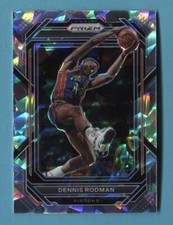 2022-23 PANINI PRIZM DENNIS RODMAN SILVER CRACKED ICE PRIZM CARD #291