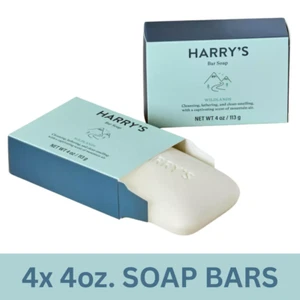 4x 4oz Harrys Wildlands Bar Soap Sulfate-Free No Preservatives No Dyes FOUR BARS - Picture 1 of 3