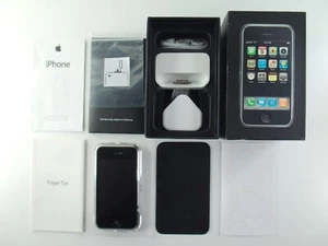 Apple iPhone 2g 8gb 1st Generation A1203 - *Matching Box Complete Set* - OFFERS - Picture 1 of 24