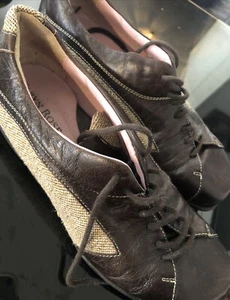 Damen-Schnürschuhe Taryn Rose EUR 35 US 5 braun Made in Italy - Bild 1 von 5