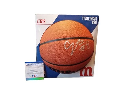 Jalen Williams Signed Wilson Basketball OKC Thunder PSA/DNA Oklahoma City - Image 1 of 3