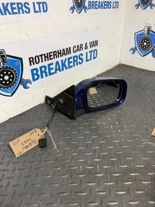 SUBARU IMPREZA (2001) - OS (DRIVER) ELECTRIC WING MIRROR  IN BLUE - Picture 1 of 6