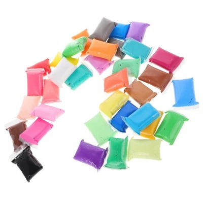  Modelliermasse-Set, 36 Farben, lufttrocknend, leicht, weich und dehnbar, - Bild 1 von 4